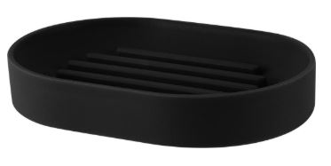 Мыльница Keeplex 12*8,3*2см черный лотос